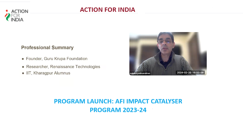 AFI Impact Catalyser Program 2023-24